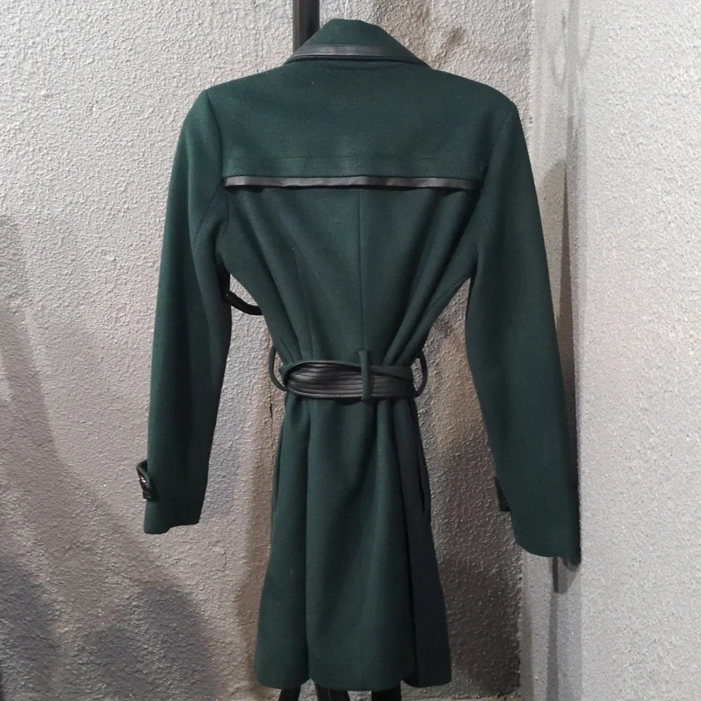Badgley Mischka Women's Green Coat - Picture 7 of 10